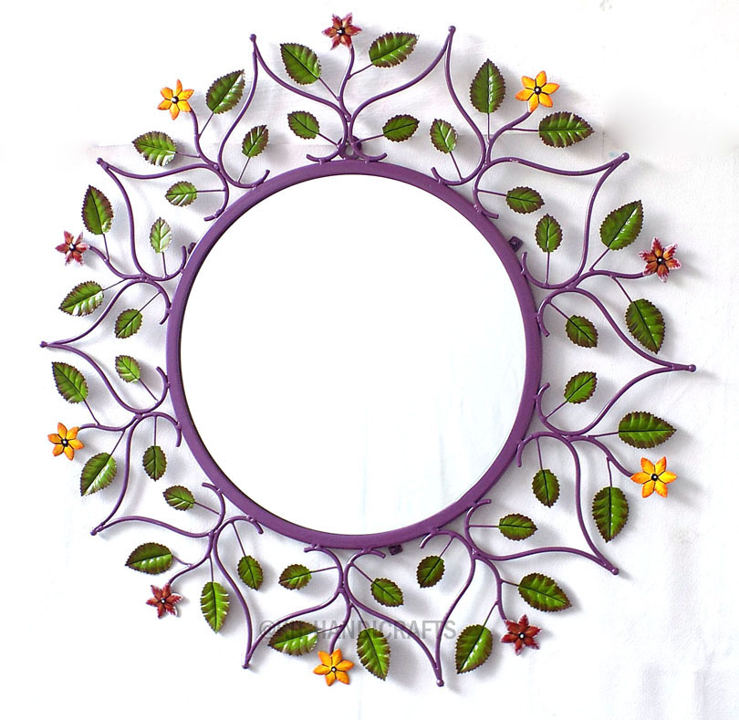 iron Decorative  mirror hand painting